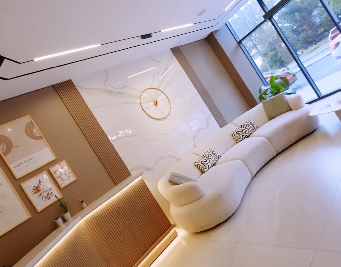 The guest lounge of the BM Turkiye clinic